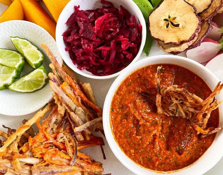 Kombucha Battered Veggie Tempura