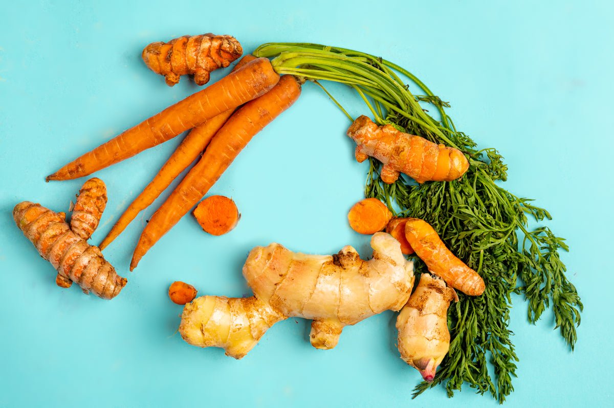 Organic Probiotic Carrot, Ginger, and Turmeric Kraut