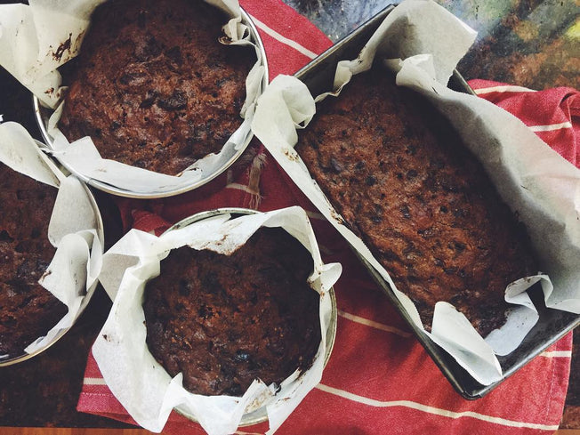 Fermented Chocolate Fruit Cake