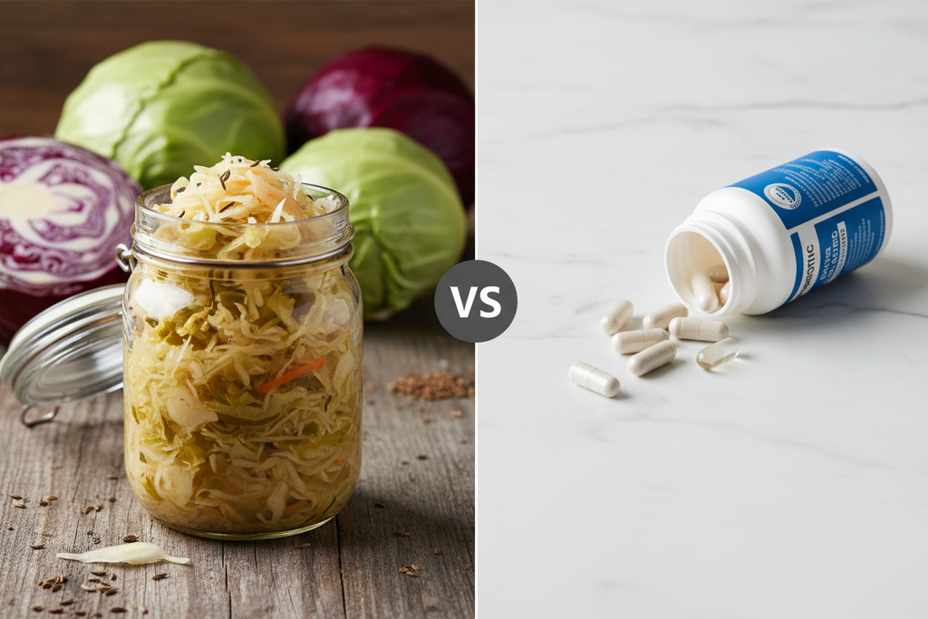 Sauerkraut vs Probiotics: Which One Actually Wins for Gut Health?