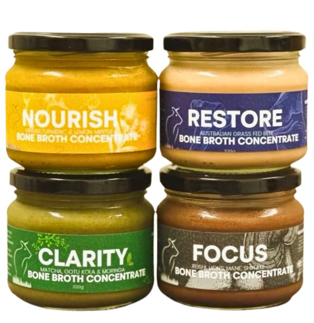 Broth Set Bundle of Broth - 4 Jars